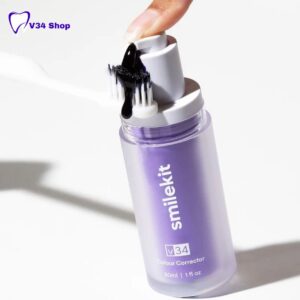 V34 Purple Brighten: Hismile V34 clareador e corretor